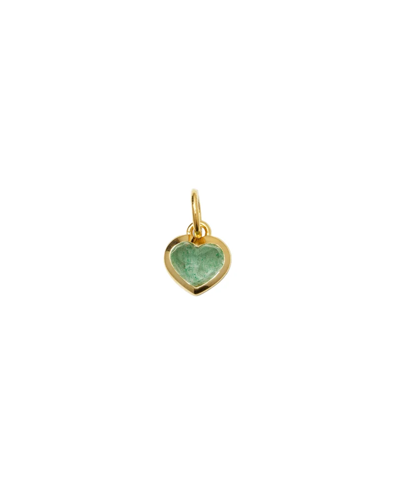 Anhänger Beloved Heart Pendant Aventurin - gold