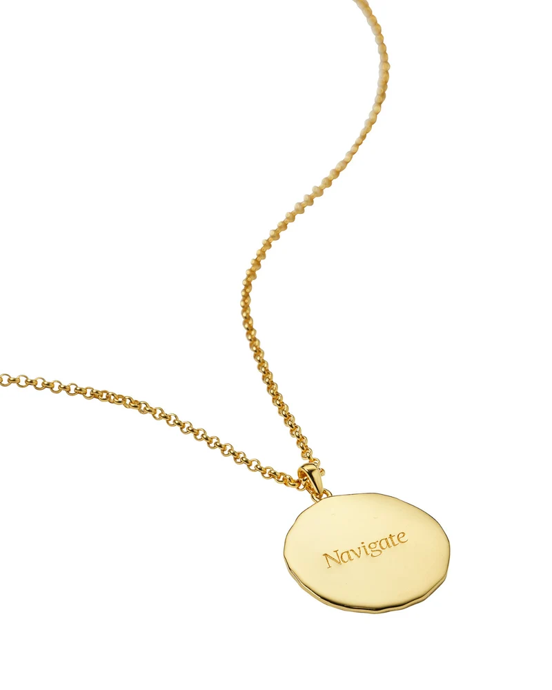 Halskette Lucky Coin Navigate - gold