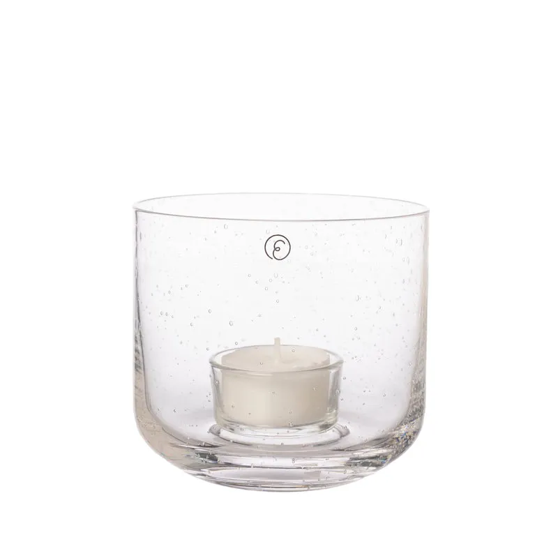 Teelichthalter aus Glas