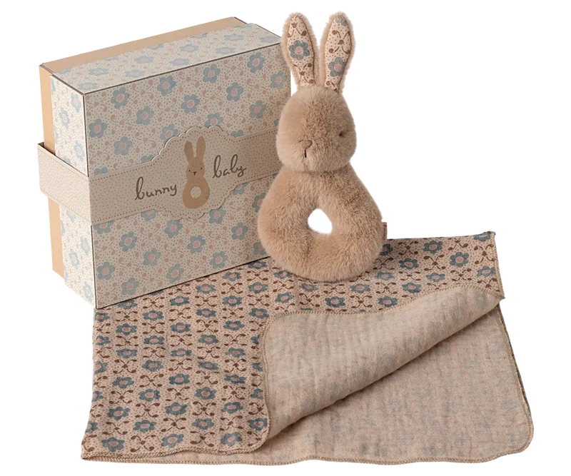 Kaninchen Rassel Set - Peach