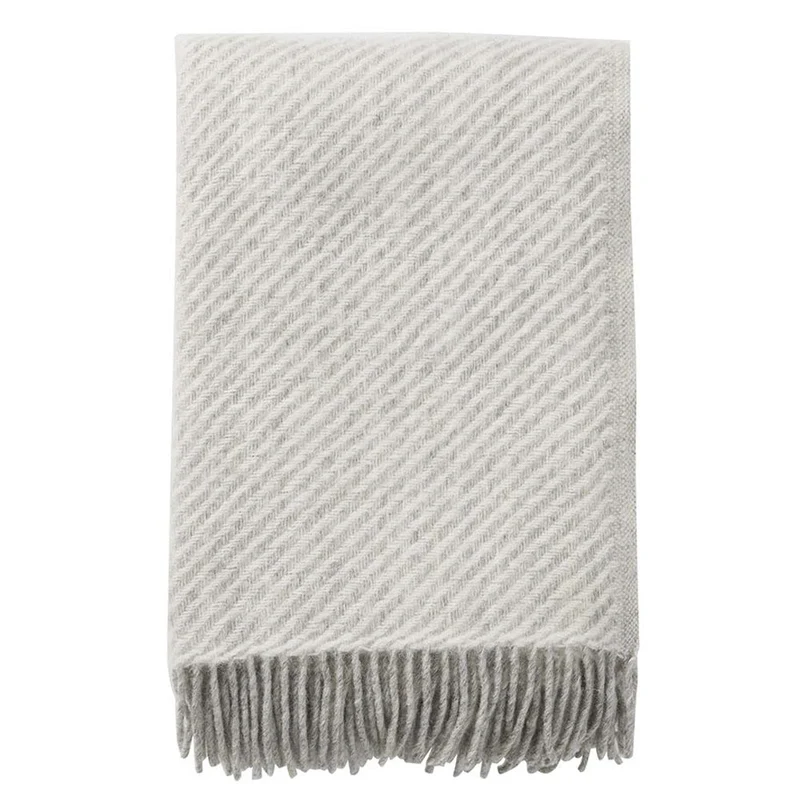 Wolldecke Carl - white melange
