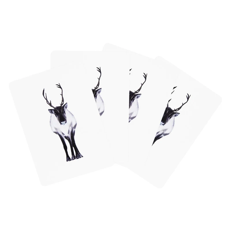 Postkarten Rentier - 4er Set