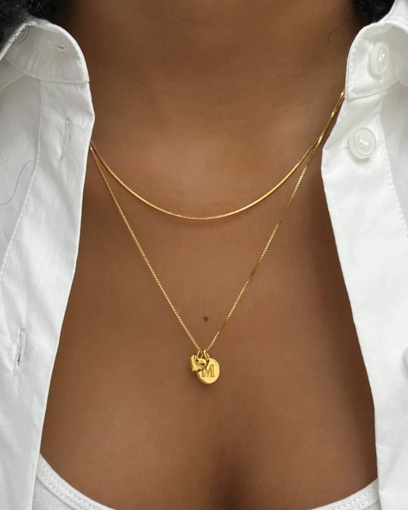 Halskette Medium Box-Chain - gold