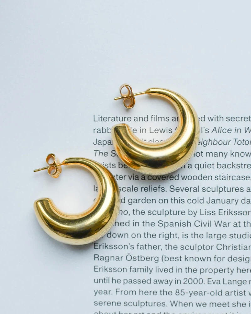 Ohrringe Bolded - gold