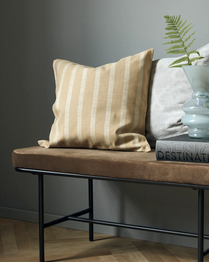 Kissenbezug Thame, Sand stripe 50x50