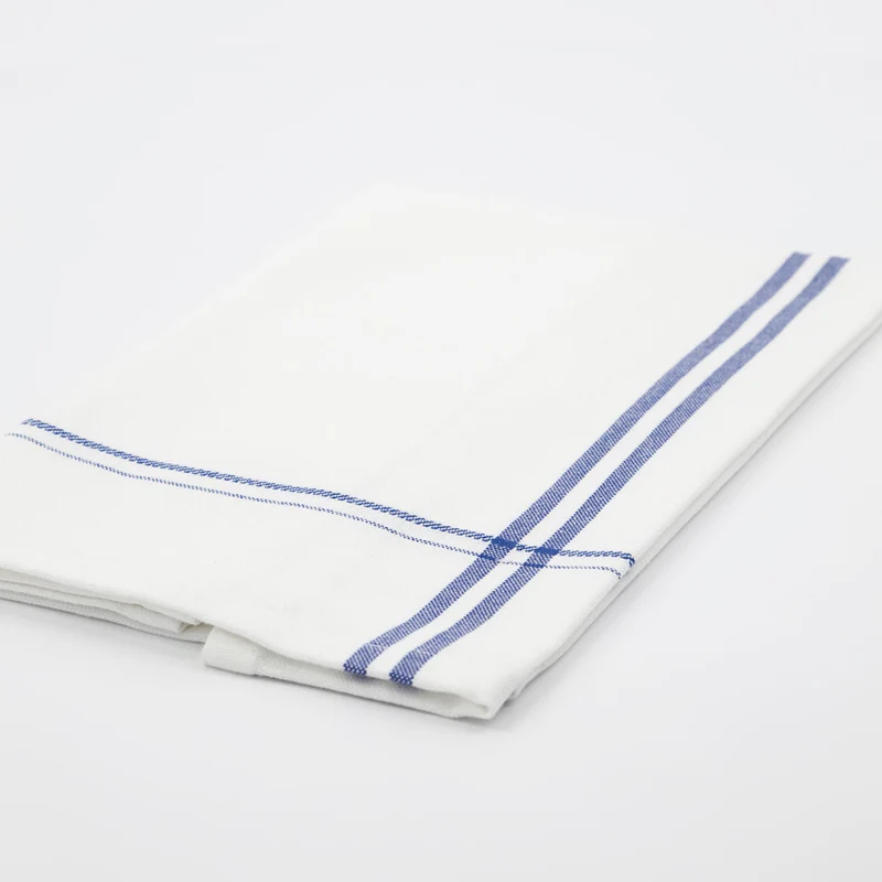 Servietten Amow - weiß/blau 4er Set