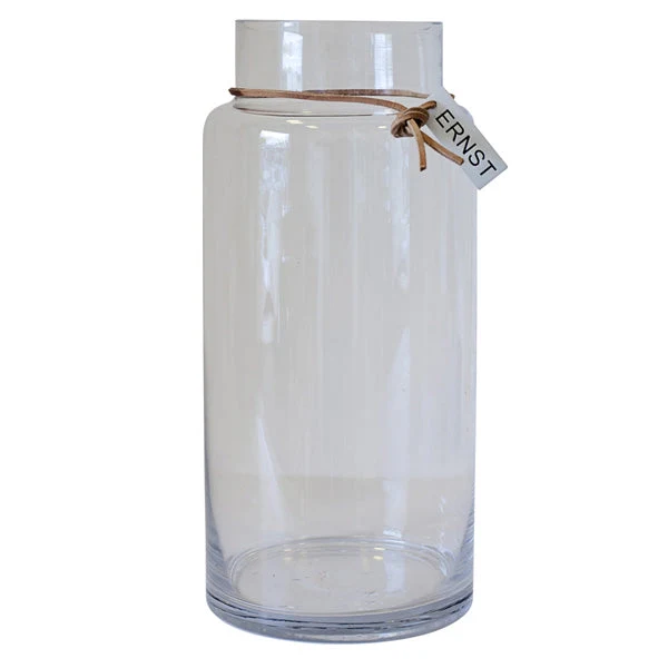 Vase für französische Tulpen / Glasvase - 33 cm