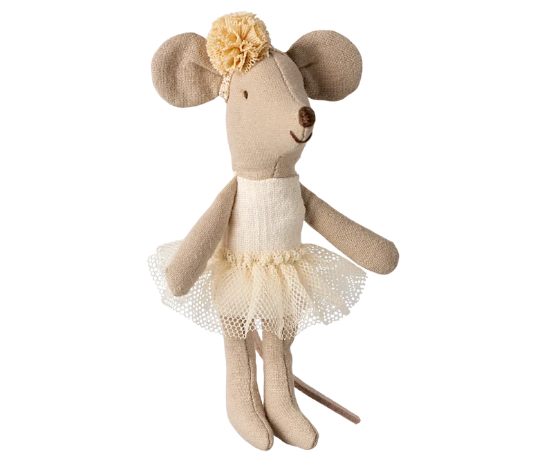 Ballerina Maus - kleine Schwester cremefarben