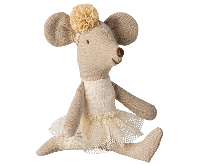 Ballerina Maus - kleine Schwester cremefarben