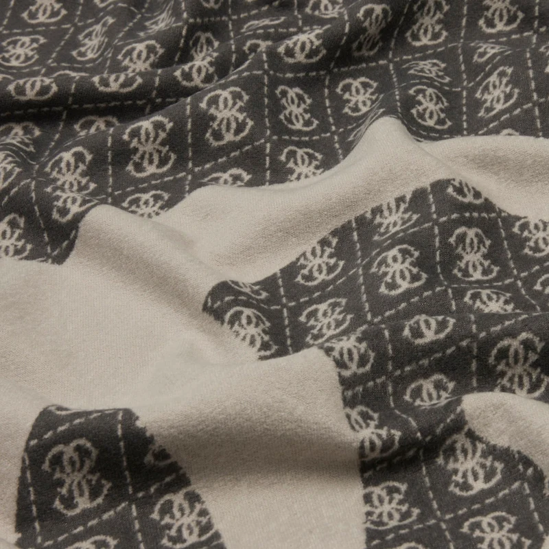 Guess Jacquard Kefiah - Tuch 135x135 cm (black)