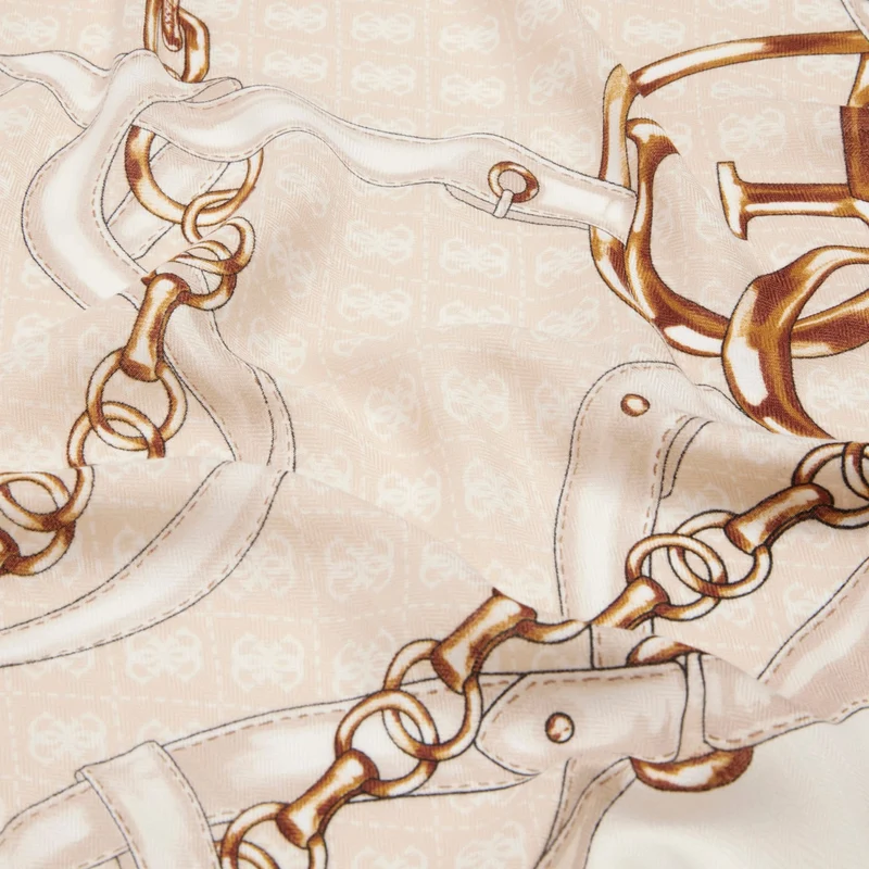 Guess Noelle Printed Kefiah - Tuch 130x130 cm (ivory)