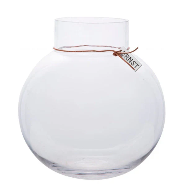 Glas-Kugelvase