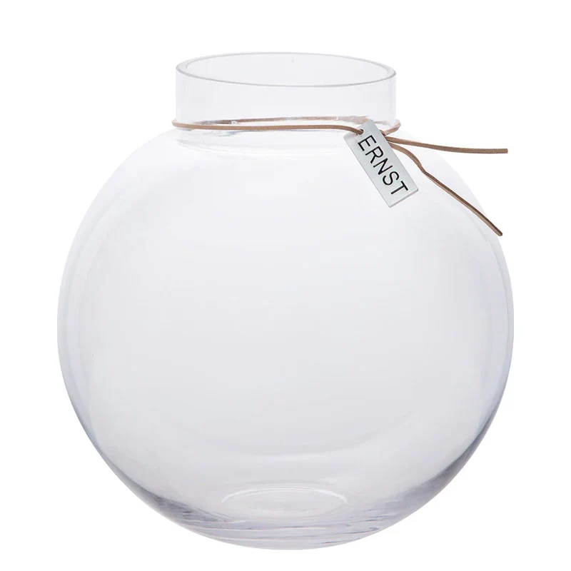 Glas-Kugelvase