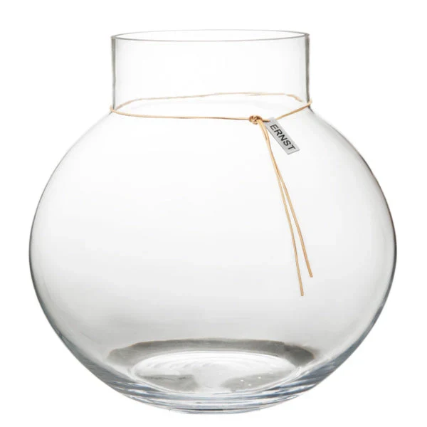 Glas-Kugelvase