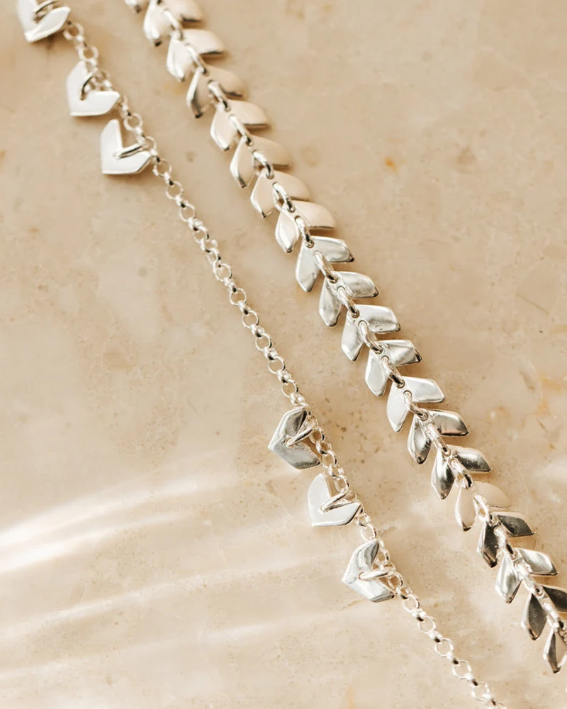Armband Layers Olivia - silber