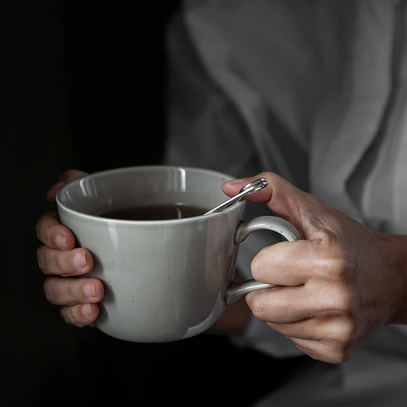 Jumbo Tasse - sandgrau