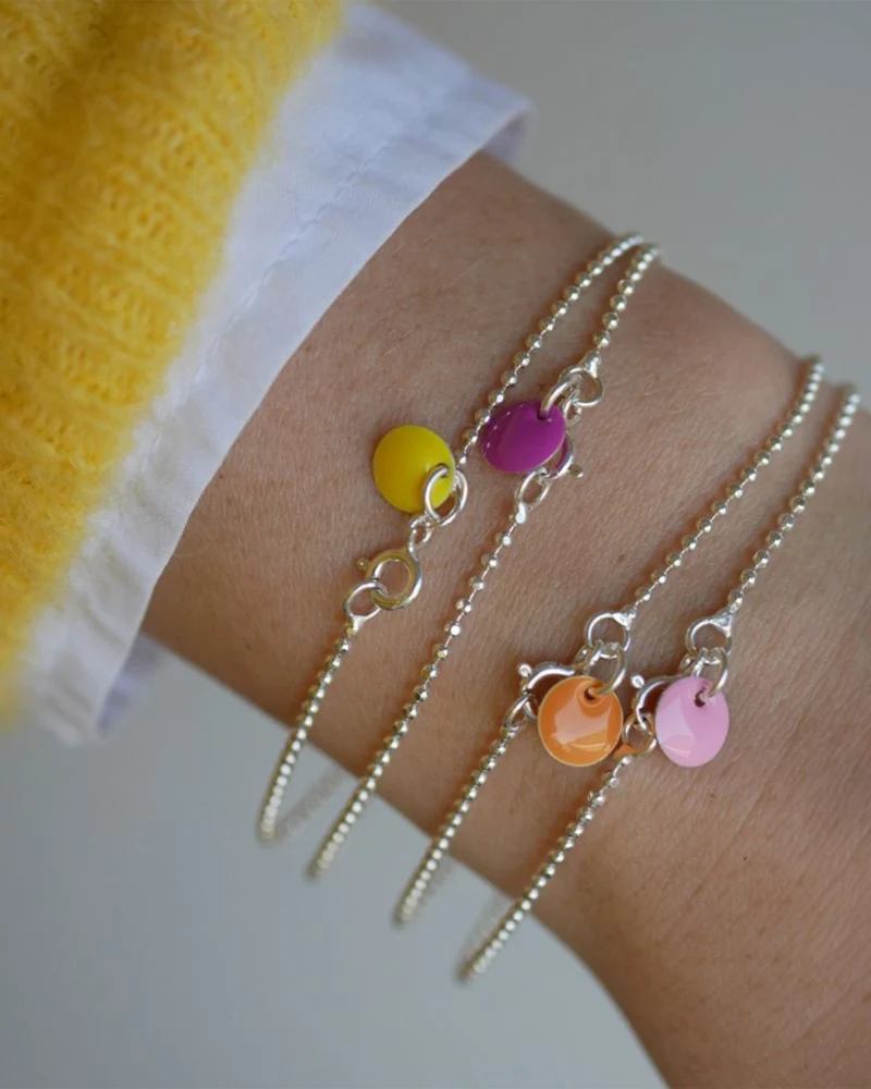 Armband Ball Chain - Silber