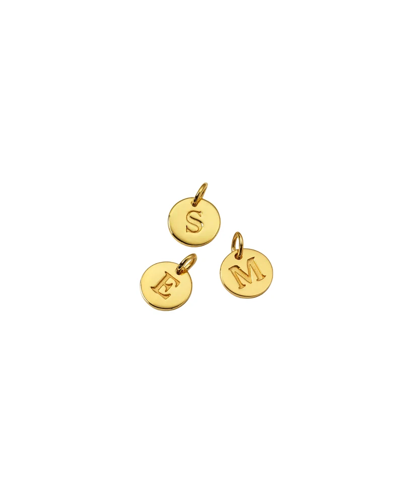 Anhänger Mini-Buchstabe - gold