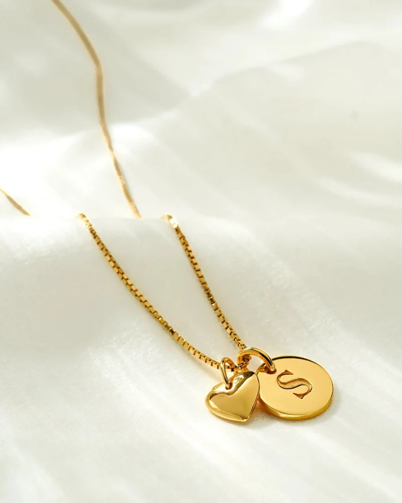 Anhänger Mini-Buchstabe - gold