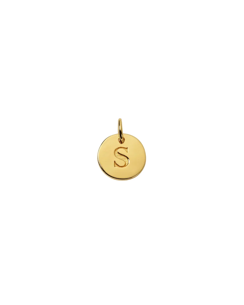 Anhänger Mini-Buchstabe - gold