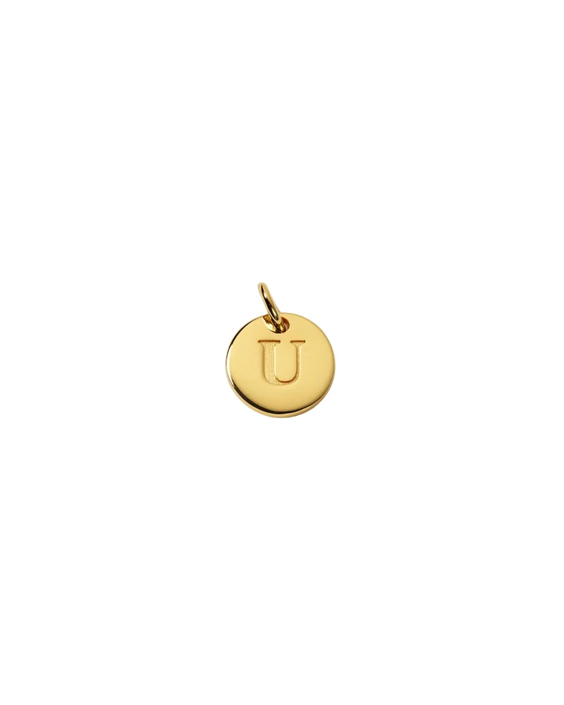Anhänger Mini-Buchstabe - gold