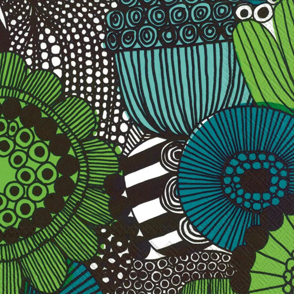 Marimekko Papierservietten - SIIRTOLAPUUTARHA