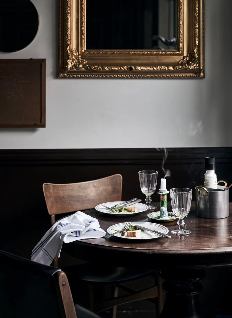 Teller Bistro - grau 4er Set ⌀ 23 cm Lunch Plate