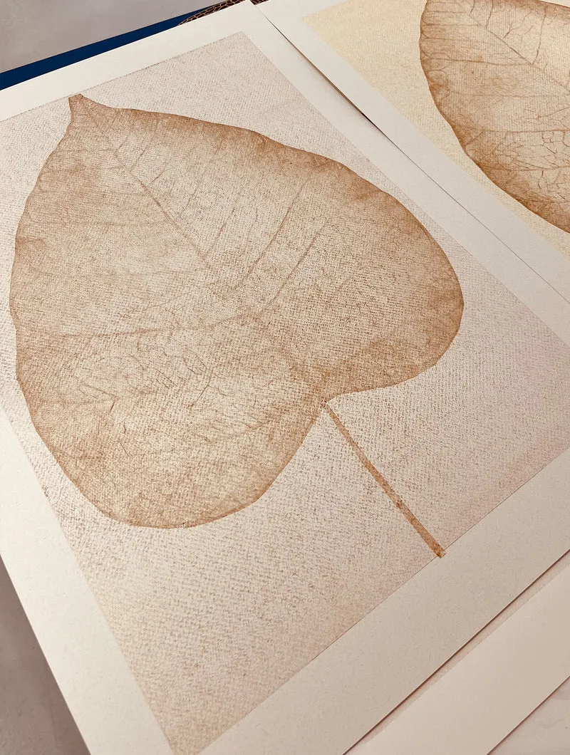Druck - Lindenblatt Gravur #4