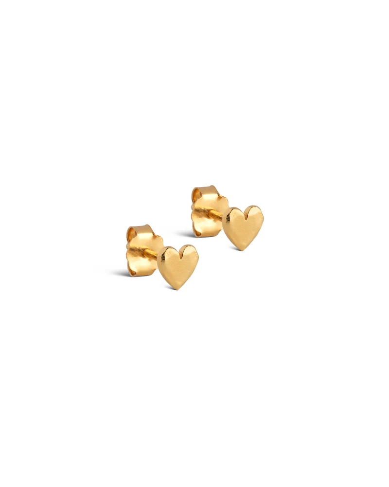 Ohrstecker Heart - gold
