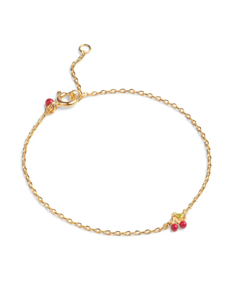 Armband Cherry - red/gold