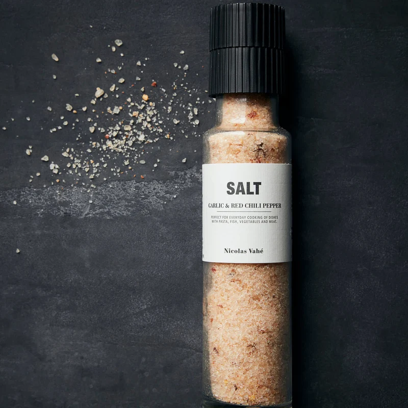 Salzmühle - Knoblauch & Chili