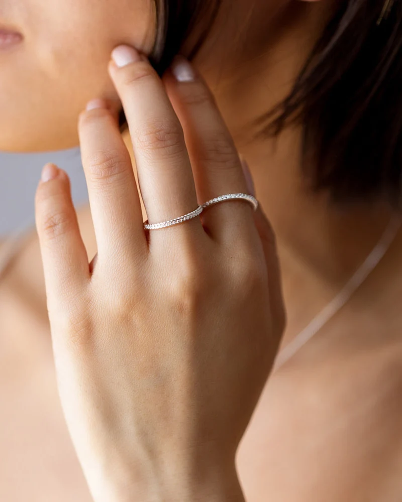 Ring Tiny Sparkle - silber