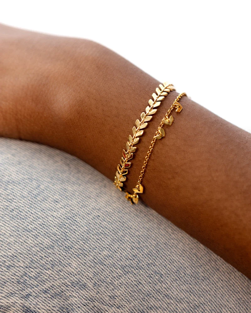 Armband Layers Olivia - gold