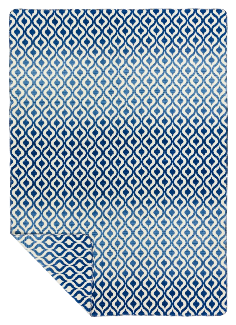 Orient Kuscheldecke – Baumwolldecke aus recycelten Fasern 150 × 200 cm in 3 Farben | Richter