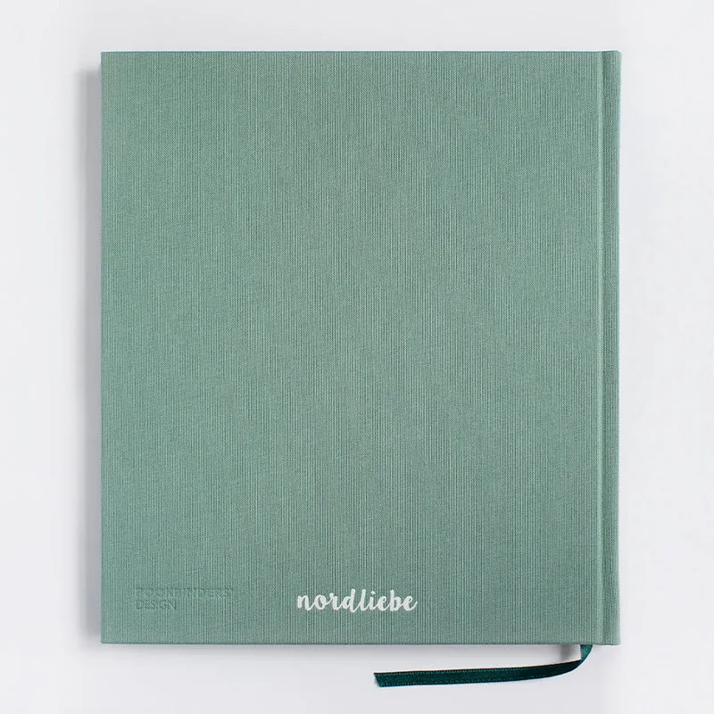 Notizbuch Dalapferd - dusty green 21 x 24 cm