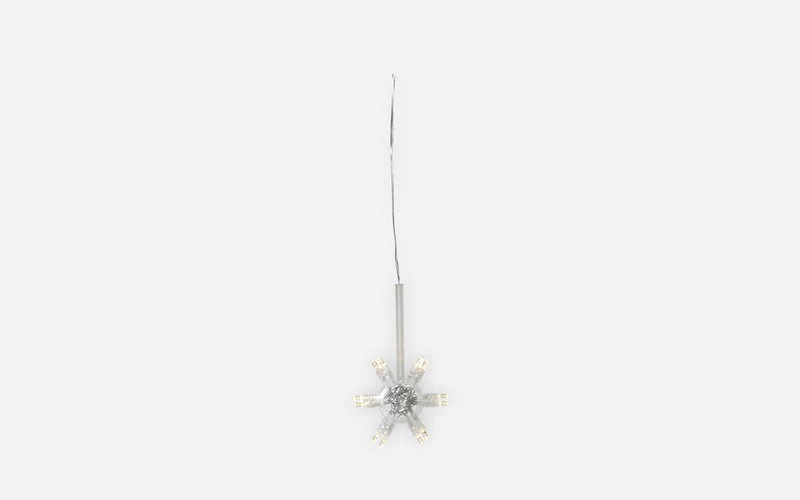 Lichterkette für Papiersterne Lighty, transparent, 150 cm