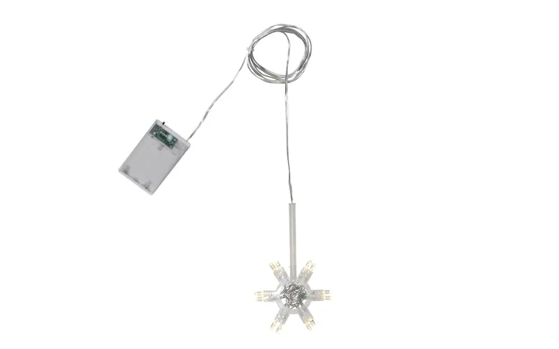 Lichterkette für Papiersterne Lighty, transparent, 150 cm