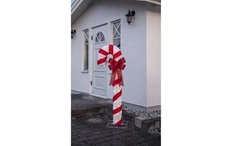 Stehleuchte Candycane, rot/weiß, 150 cm Candycane