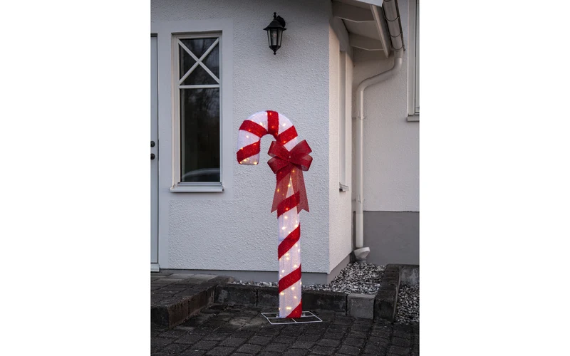Stehleuchte Candycane, rot/weiß, 150 cm Candycane