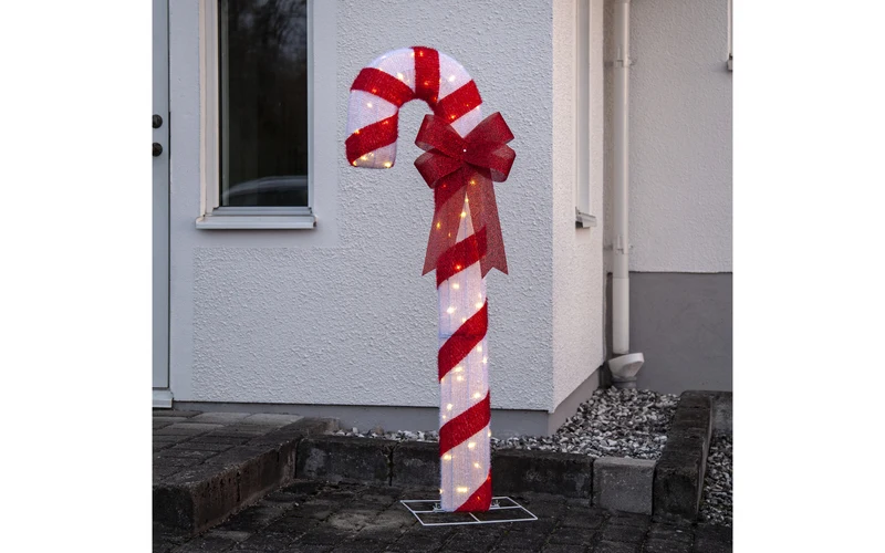 Stehleuchte Candycane, rot/weiß, 150 cm Candycane