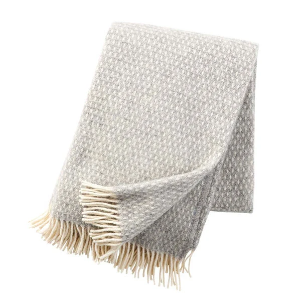 Wolldecke Knut - light grey