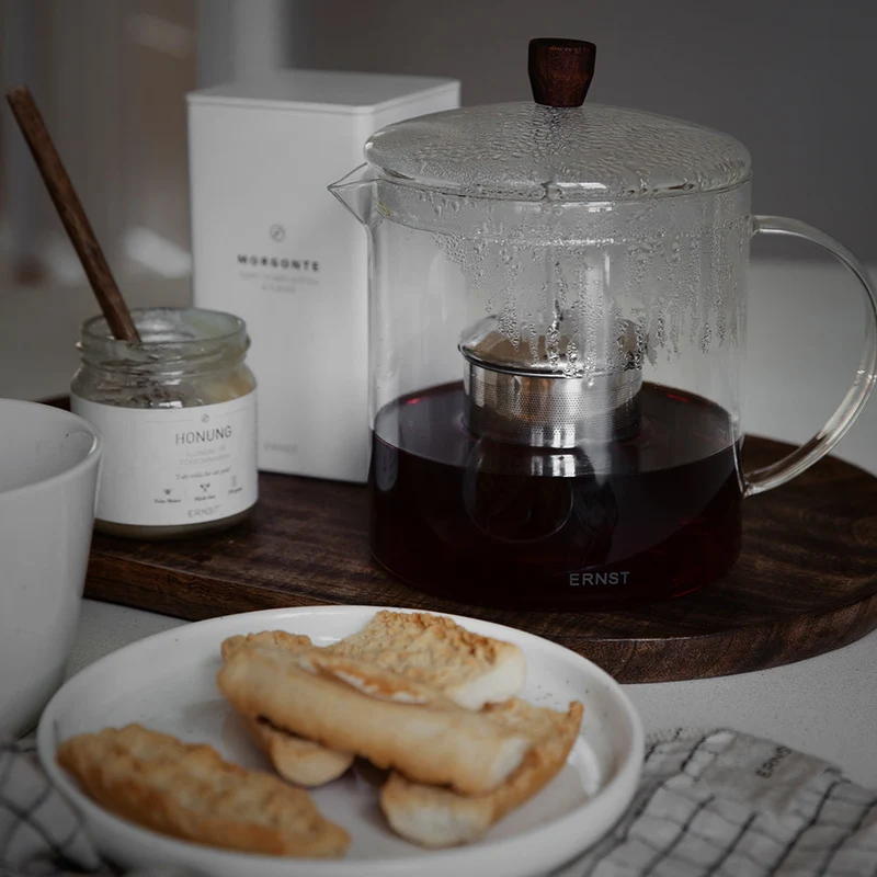 Teekanne aus Glas - 1,5 l
