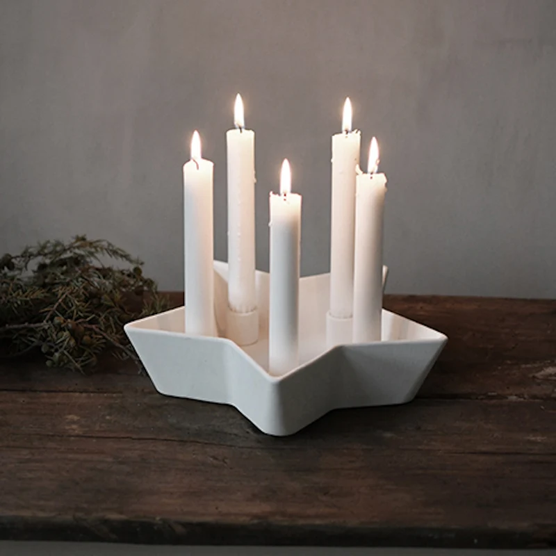 Storefactory BYLE Kerzenhalter Stern white