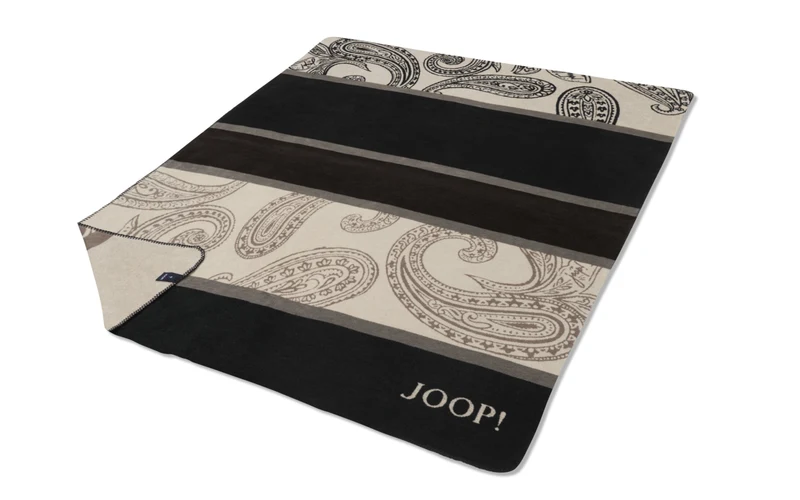 JOOP! Wohndecke Stripes Schwarz