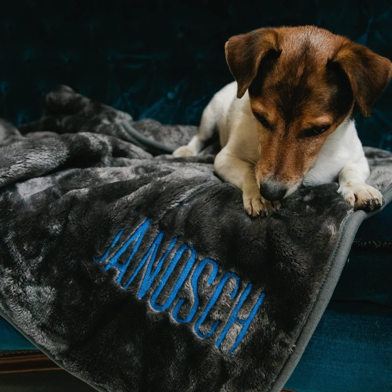 Hundedecke personalisiert
