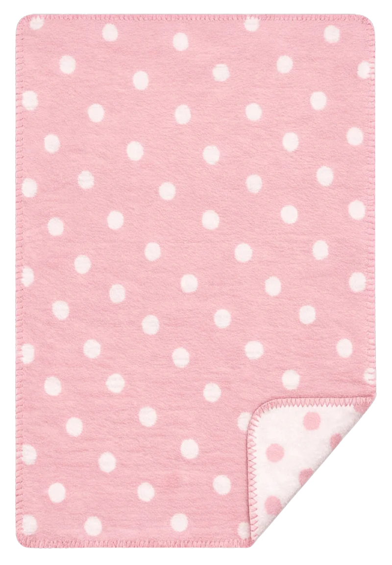 Punkte Babydecke – Bio-Baumwolldecke 75 × 100 cm in 5 Farben | Richter