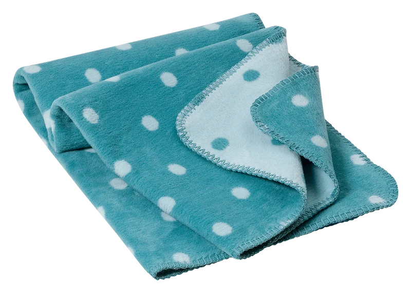 Punkte Babydecke – Bio-Baumwolldecke 75 × 100 cm in 5 Farben | Richter