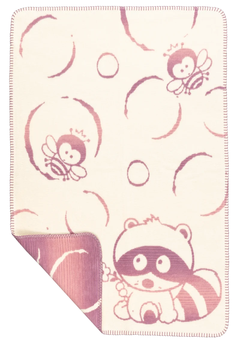 Bubbles Babydecke – Bio-Baumwolldecke 75 × 100 cm in 4 Farben | Richter