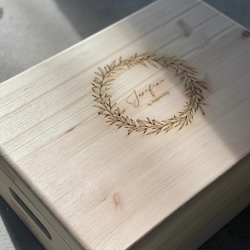 Erinnerungskiste mit Personalisierung