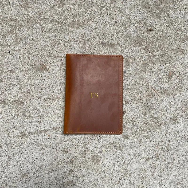 Reisepasshülle aus Vintage Leder 'Adrienne'